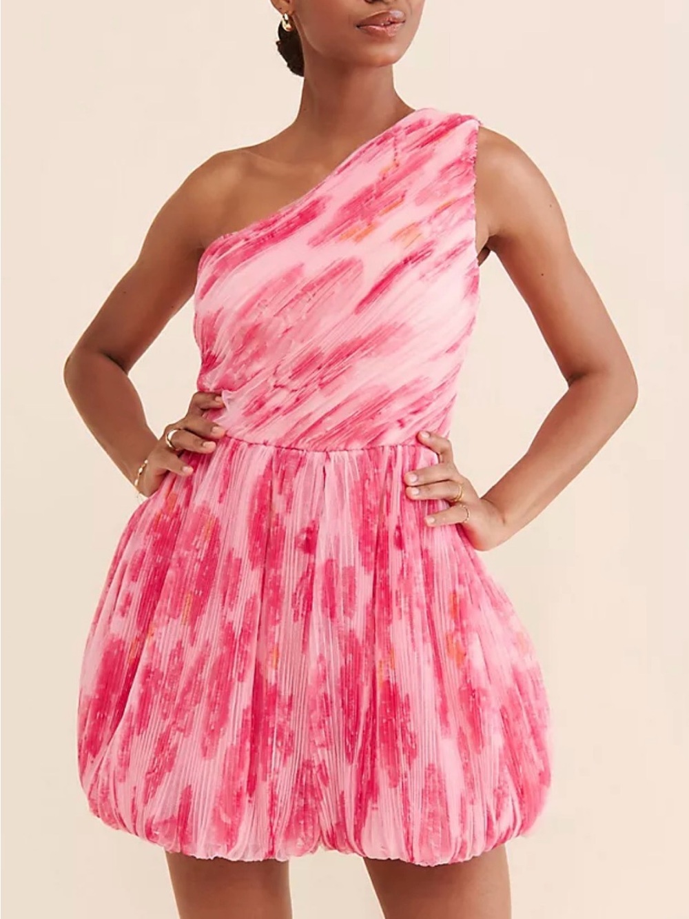 ANTHROPOLOGIE HUTCH FLORAL BUBBLE HEM ROMPER